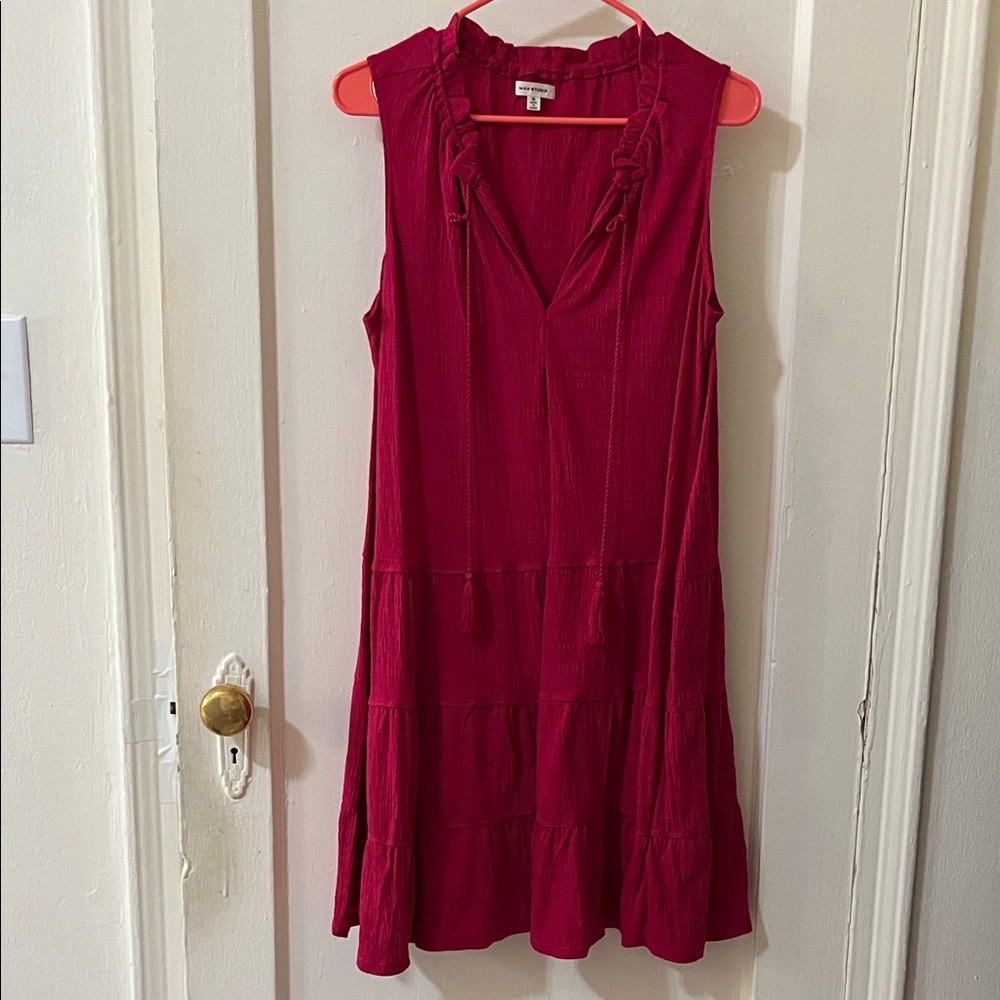 Max Studio Sleeveless Berry Mini Dress